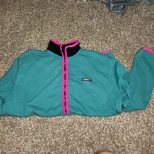 Obey mock neck sweatshirt